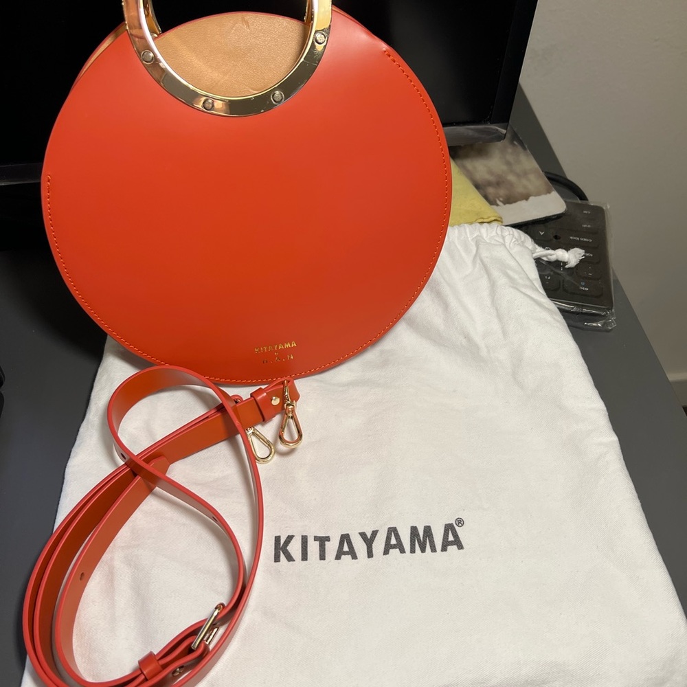 Kitayama | Orange Large Gretel Purse - Picture 3 of 9